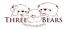 三只小熊儿童摄影logo,三只小熊儿童摄影标识